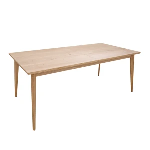 Stół rozkładany stół drewniany stół do jadalni stół do salonu stół dębowy skandynawski stół minimalistyczny prosty okleina dębowa st-80