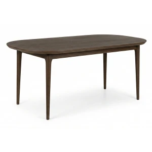 Nowoczesny stół drewniany minimalistyczny stół do jadalni stół do salonu biura stół japandi stół skandynawski stół okleina naturalna orzech st-85