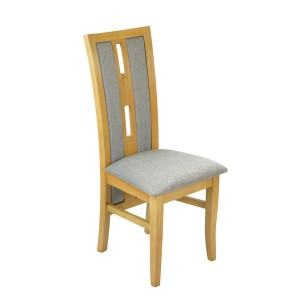 Krzesło drewniane tapicerowane bukowe styl klasyczny rustykalny nr 347
