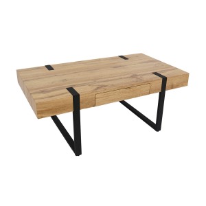 Stolik kawowy stoliczek kawowy ława do salonu stolik do salonu stolik ze schowkiem stolik z szufladą ława ze schowkiem czarny dąb loft ines 